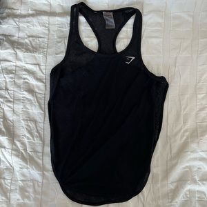 Black Gymshark Tank
